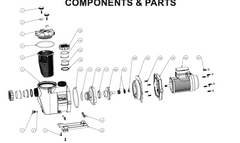 HAYWARD SUPERFIT II POOL PUMP SPARE PARTS
