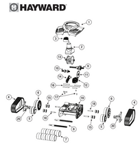 HAYWARD TRACVAC ROBOTIC POOL CLEANER SPARE PARTS