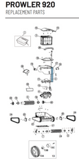 PENTAIR PROWLER 920 ROBOTIC POOL CLEANER SPARE PARTS