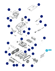 ZODIAC FREERIDER FR500 IQ ROBOTIC POOL CLEANER SPARE PARTS