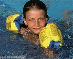 AQUAFUN DELUXE ARM BANDS WITH BUCKLE  FOR AGES 3-6 YEARS