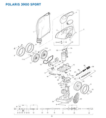 ZODIAC POLARIS 3900 SPORT SPARE PARTS