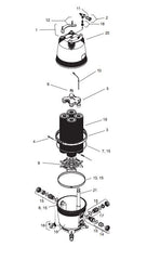 ZODIAC JANDY CV SERIES CARTRIDGE FILTER SPARE PARTS