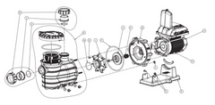 PENTAIR ENVIROMAX 1100 & 1500 POOL PUMP SPARE PARTS