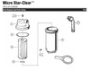 HAYWARD MICRO STAR-CLEAR CARTRIDGE FILTER SPARE PARTS - C225