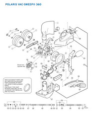 ZODIAC POLARIS VAC-SWEEP 360 SPARE PARTS