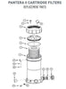 ONGA PENTAIR PANTERA II CARTRIDGE FILTER SPARE PARTS