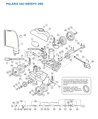 ZODIAC POLARIS VAC-SWEEP 280 SPARE PARTS