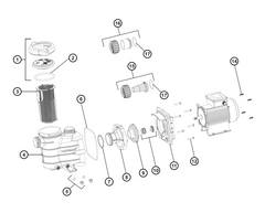 HAYWARD POWERFLO II POOL PUMP SPARE PARTS