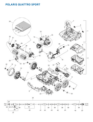 ZODIAC POLARIS QUATTRO SPORT SPARE PARTS