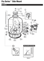 HAYWARD PRO SERIES SIDE MOUNT SAND FILTER SPARE PARTS