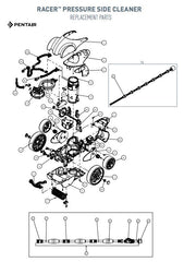 PENTAIR RACER & RACER LS POOL CLEANER SPARE PARTS