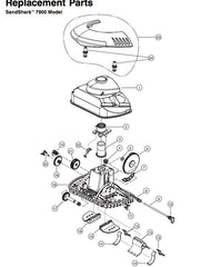 PENTAIR SAND SHARK POOL CLEANER SPARE PARTS