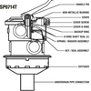 HAYWARD PRO SERIES SP0714T VARI-FLO XL MPV 40MM SPARE PARTS