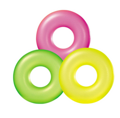 INTEX NEON FROST SWIM RINGS / TUBES 90CM