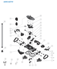 ZODIAC AX10 ACTIV POOL CLEANER SPARE PARTS