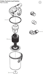 ZODIAC CYCLONIC LEAF CATCHER SPARE PARTS