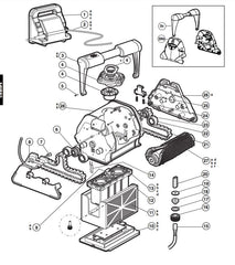 HAYWARD TIGERSHARK & TIGERSHARK QC ROBOTIC POOL CLEANER SPARE PARTS