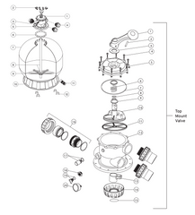 ASTRAL FIBREGLASS SAND FILTER SPARE PARTS APV700 - APV900