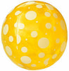 SPOTTED BEACH BALLS 51CM (20") AVAIL IN GREEN, YELLOW OR BLUE
