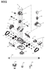 ZODIAC MX6 POOL CLEANER SPARE PARTS