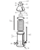 HAYWARD STAR-CLEAR PLUS CARTRIDGE FILTER SPARE PARTS - C751, C900, C1200, C1750 SERIES.