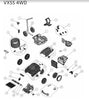 ZODIAC VX55 4WD ROBOTIC POOL CLEANER SPARE PARTS